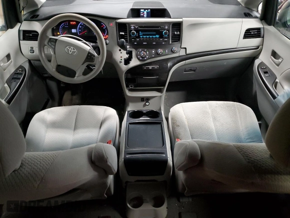 2011 Toyota Sienna LE with VIN 5TDJK3DC8BS008819, listed as a Copart auction lot 46245485 with 243,826 mi miles and Non Repairable. Bid and sale history available at carsss.com. Image 8.
