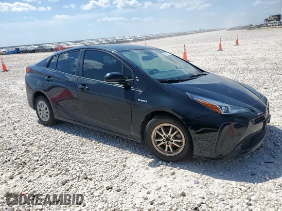 2019 Toyota Prius L Eco with VIN JTDKARFU0K3083516, listed as a Copart auction lot 59800495 with Not provided miles and Salvage title. Bid and sale history available at DreamBid. Image 4.