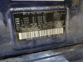 2010 Subaru Legacy Premium All-Weather Anniversary with VIN 4S3BMBC62A3225304, listed as a Copart auction lot 52135445 with 174,207 mi miles and Salvage Title. Bid and sale history available at DreamBid. Image 12.