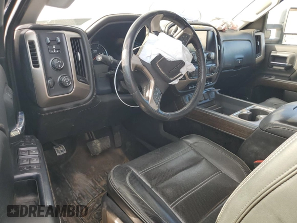 2019 GMC Sierra 2500HD Denali with VIN 1GT12SEY0KF155527, listed as a Copart auction lot 46819265 with 0 mi miles and Salvage Title. Bid and sale history available at carsss.com. Image 8.