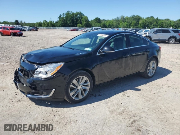 2015 Buick Regal Premium I with VIN 2G4GP5EX6F9145535, listed as a Copart auction lot 62234985 with 82,680 mi miles and Salvage title. Bid and sale history available at DreamBid. Image 1.