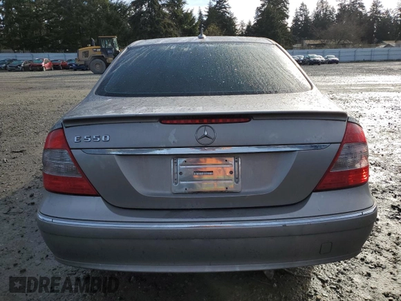 2007 Mercedes-Benz E-Class Sport 5.5L with VIN WDBUF72X27A992020, listed as a Copart auction lot 48470235 with 184,579 mi miles and Clean Title. Bid and sale history available at carsss.com. Image 6.