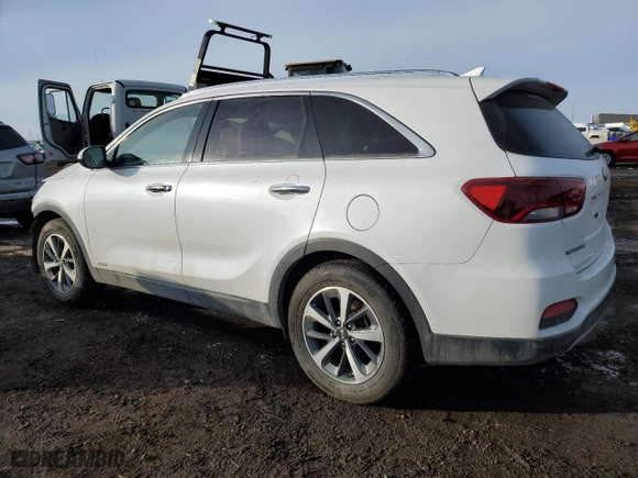 2019 Kia Sorento EX V6 with VIN 5XYPHDA52KG445622, listed as a Copart auction lot 44812945 with 133,296 mi miles and Salvage Title. Bid and sale history available at carsss.com. Image 2.