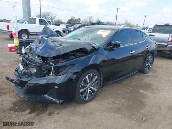 2021 Nissan Maxima SV with VIN 1N4AA6CV0MC514758, listed as a IAAI auction lot 41493970 with 58,180 mi miles. Bid and sale history available at carsss.com. Image 18.