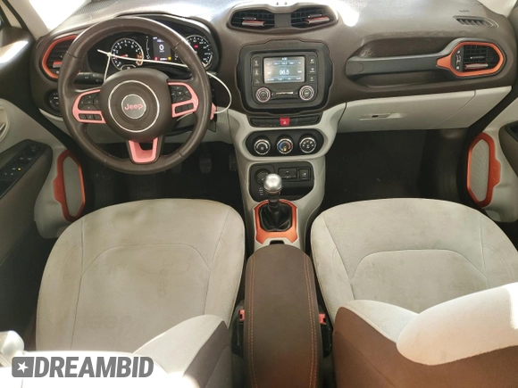 2015 Jeep Renegade Latitude with VIN ZACCJBBH9FPC11483, listed as a Copart auction lot 41689685 with 88,080 mi miles and Clean Title. Bid and sale history available at carsss.com. Image 8.