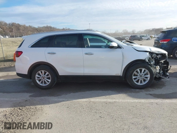 2020 Kia Sorento LX with VIN 5XYPGDA37LG656124, listed as a IAAI auction lot 41695623 with 66,803 mi miles. Bid and sale history available at carsss.com. Image 13.