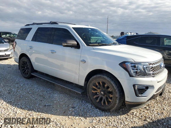 2020 Ford Expedition King Ranch with VIN 1FMJU1PT9LEA85793, listed as a Copart auction lot 81160534 with 55,775 mi miles and Salvage Title. Bid and sale history available at carsss.com. Image 4.