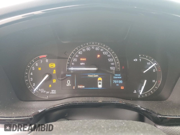 2018 Cadillac XT5 Premium Luxury FWD with VIN 1GYKNERS3JZ216458, listed as a Copart auction lot 51863225 with 78,199 mi miles and Salvage title. Bid and sale history available at DreamBid. Image 9.