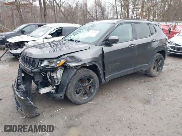 2020 Jeep Compass Latitude with VIN 3C4NJDBB5LT209864, listed as a IAAI auction lot 41793397 with 95,018 mi miles and . Bid and sale history available at DreamBid. Image 17.