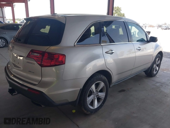 2011 Acura MDX Tech Pkg with VIN 2HNYD2H6XBH540055, listed as a IAAI auction lot 42118332 with 143,444 mi miles. Bid and sale history available at carsss.com. Image 4.
