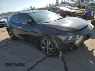 2017 Nissan Maxima SV with VIN 1N4AA6AP3HC377342, listed as a Copart auction lot 46506945 with 118,544 mi miles and Salvage Title. Bid and sale history available at DreamBid. Image 4.