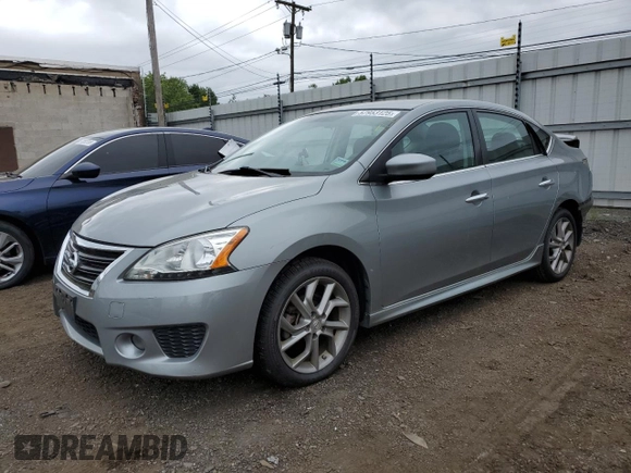 2014 Nissan Sentra SV with VIN 3N1AB7AP7EY333265, listed as a Copart auction lot 57953125 with 118,277 mi miles and Salvage title. Bid and sale history available at DreamBid. Image 1.