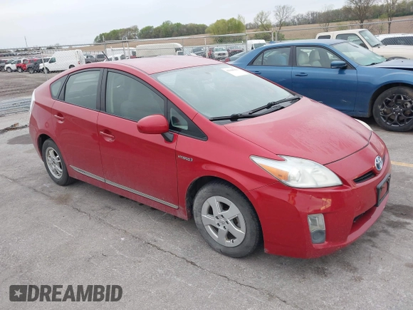2011 Toyota Prius I with VIN JTDKN3DU9B0300373, listed as a IAAI auction lot 42168355 with 289,676 mi miles and . Bid and sale history available at DreamBid. Image 1.