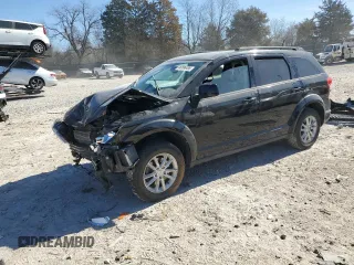2017 Dodge Journey SXT with VIN 3C4PDCBB9HT506489, listed as a Copart auction lot 46896485 with 139,322 mi miles and Salvage Title. Bid and sale history available at DreamBid. Image 1.