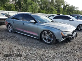 2013 Audi A8 3.0L with VIN WAUAGAFD6DN032313, listed as a Copart auction lot 65157945 with 100,194 mi miles and Clean title. Bid and sale history available at DreamBid. Image 4.