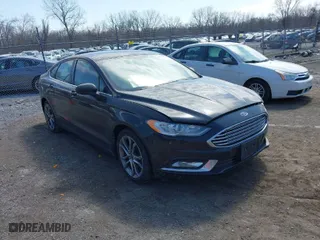 2017 Ford Fusion S with VIN 3FA6P0G71HR347881, listed as a IAAI auction lot 41911834 with NaN miles. Bid and sale history available at carsss.com. Image 1.