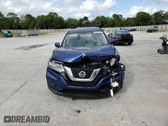 2017 Nissan Rogue SV with VIN KNMAT2MV8HP517725, listed as a Copart auction lot 80308304 with 147,116 mi miles and Salvage Title. Bid and sale history available at carsss.com. Image 14.