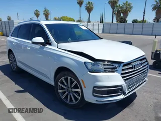 2019 Audi Q7 Premium Plus with VIN WA1LHAF77KD031333, listed as a IAAI auction lot 42550869 with 90,672 mi miles and . Bid and sale history available at DreamBid. Image 1.