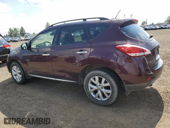 2014 Nissan Murano S with VIN JN8AZ1MW8EW502391, listed as a Copart auction lot 66810204 with 206,861 mi miles and Clean Title. Bid and sale history available at DreamBid. Image 2.