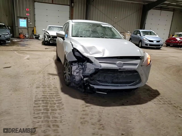 2019 Toyota Yaris Sedan L with VIN 3MYDLBYV7KY507802, listed as a Copart auction lot 88637045 with 145,345 mi miles and Salvage Title. Bid and sale history available at carsss.com. Image 10.