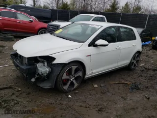 2017 Volkswagen Golf GTI S with VIN 3VW4T7AU0HM013985, listed as a Copart auction lot 46146113 with 96,819 mi miles. Bid and sale history available at carsss.com. Image 1.