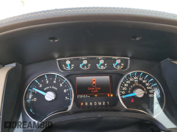 2013 Ford F-150 XL with VIN 1FTFW1EF4DKF57063, listed as a Copart auction lot 48225585 with 272,515 mi miles and Salvage Title. Bid and sale history available at carsss.com. Image 9.