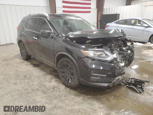 2017 Nissan Rogue S with VIN KNMAT2MV8HP562308, listed as a Copart auction lot 44606945 with Not Provided miles and Salvage Title. Bid and sale history available at carsss.com. Image 4.