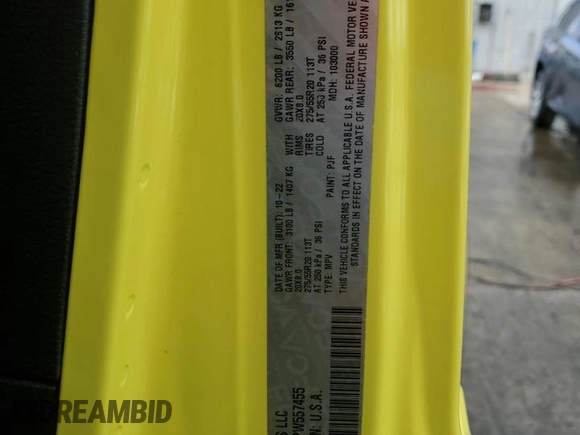 2023 Jeep Wrangler Sahara с VIN 1C4JJXP62PW557455, выставлен на аукционе Copart как лот 50372625 с пробегом 20 719 миль миль и Списание • Salvage title. История ставок и продаж доступна на DreamBid. Изображение 13.