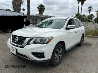 2017 Nissan Pathfinder SL with VIN 5N1DR2MM7HC908242, listed as a Copart auction lot 60121835 with 48,171 mi miles and Clean title. Bid and sale history available at DreamBid. Image 2.