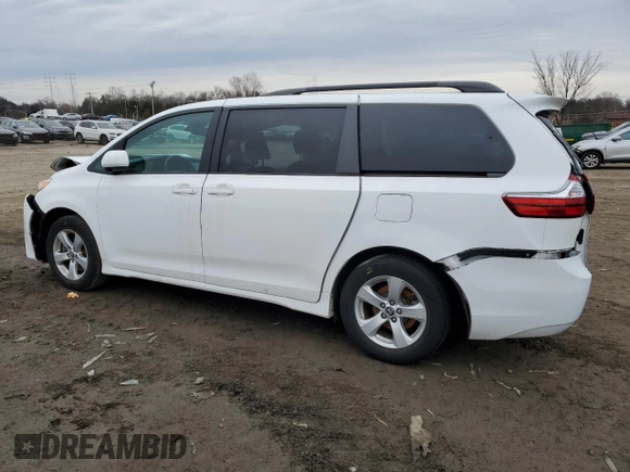 2018 Toyota Sienna LE Auto Access Seat with VIN 5TDKZ3DC1JS904717, listed as a Copart auction lot 43909145 with 66,111 mi miles and Salvage Title. Bid and sale history available at carsss.com. Image 2.