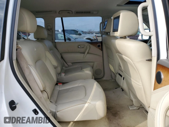 2013 Infiniti QX56 with VIN JN8AZ2NEXD9040540, listed as a Copart auction lot 47541055 with 187,686 mi miles and Salvage Title. Bid and sale history available at carsss.com. Image 12.
