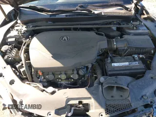2017 Acura TLX V6 w/Technology Pkg with VIN 19UUB2F58HA001379, listed as a IAAI auction lot 41403818 with 100,512 mi miles. Bid and sale history available at carsss.com. Image 10.
