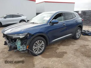 2022 Buick Envision Preferred with VIN LRBAZLR41ND068887, listed as a IAAI auction lot 41168277 with 33,997 mi miles. Bid and sale history available at carsss.com. Image 2.