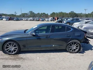 2022 Genesis G70 2.0T with VIN KMTG34TA0NU089099, listed as a IAAI auction lot 41708106 with 35,550 mi miles. Bid and sale history available at carsss.com. Image 13.