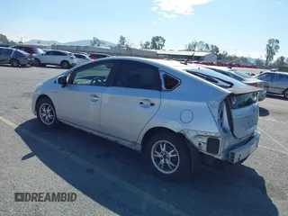 2011 Toyota Prius I with VIN JTDKN3DU3B0283148, listed as a IAAI auction lot 41745665 with 166,688 mi miles. Bid and sale history available at carsss.com. Image 3.