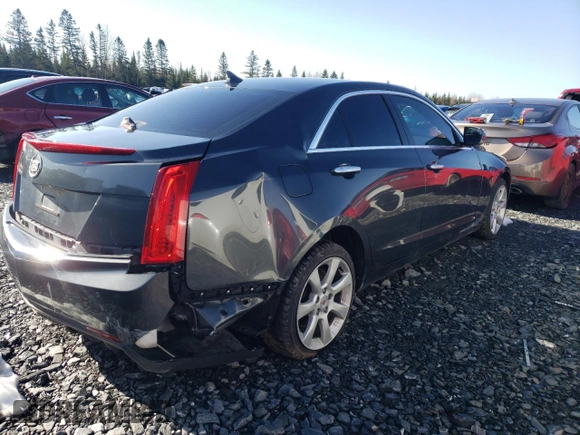 2014 Cadillac ATS Luxury AWD with VIN 1G6AH5RX4E0168731, listed as a Copart auction lot 51596255 with 141,471 mi miles and Salvage Title. Bid and sale history available at carsss.com. Image 3.
