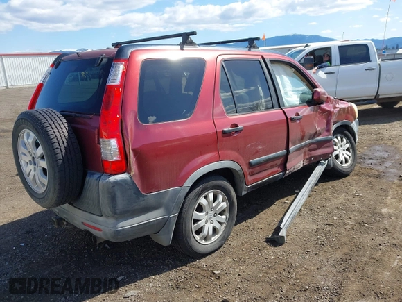 2006 Honda CR-V EX with VIN JHLRD78886C063579, listed as a IAAI auction lot 41977941 with 231,510 mi miles and . Bid and sale history available at carsss.com. Image 4.