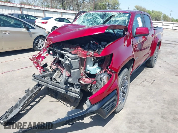 2021 Chevrolet Colorado 2WD Work Truck with VIN 1GCGSBEN1M1101105, listed as a IAAI auction lot 41827728 with 75,064 mi miles and . Bid and sale history available at DreamBid. Image 17.