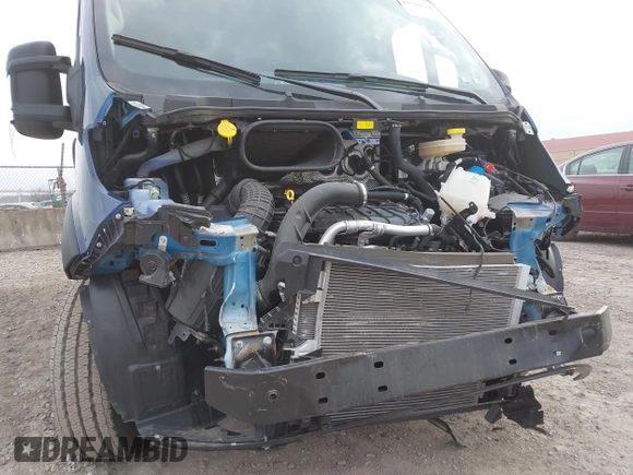 2023 Ram ProMaster Cargo with VIN 3C6LRVBG1PE599526, listed as a IAAI auction lot 41910156 with 1,504 mi miles. Bid and sale history available at carsss.com. Image 6.