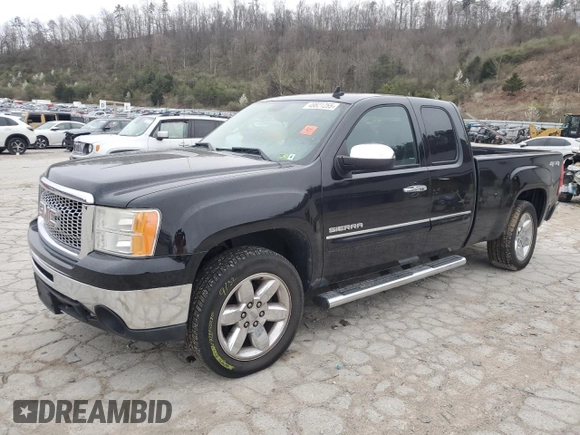 2013 GMC Sierra 1500 SLE with VIN 1GTR2VE73DZ314683, listed as a Copart auction lot 49821255 with 133,348 mi miles and Salvage Title. Bid and sale history available at DreamBid. Image 1.