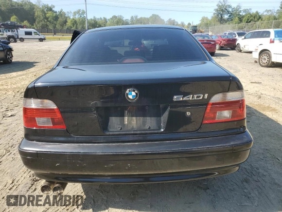 2002 BMW 5 Series 540i with VIN WBADN53412GF70808, listed as a Copart auction lot 69833574 with 193,044 mi miles and Salvage Title. Bid and sale history available at carsss.com. Image 6.