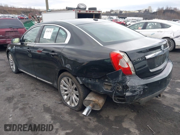 2010 Lincoln MKS w/EcoBoost with VIN 1LNHL9FT8AG607008, listed as a IAAI auction lot 42040752 with 192,478 mi miles. Bid and sale history available at carsss.com. Image 3.