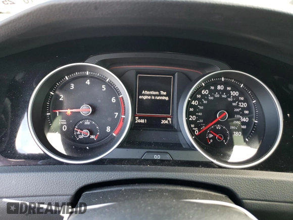 2021 Volkswagen Golf GTI S with VIN 3VW6T7AU5MM004203, listed as a Copart auction lot 87228754 with 24,481 mi miles and Salvage Title. Bid and sale history available at carsss.com. Image 9.