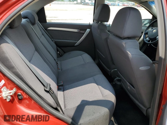 2011 Chevrolet Aveo 1LT with VIN KL1TD5DE7BB127640, listed as a Copart auction lot 59947945 with 110,238 mi miles and Salvage title. Bid and sale history available at DreamBid. Image 10.