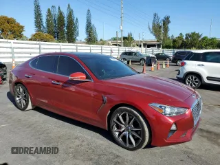 2020 Genesis G70 3.3T z VIN KMTG34LEXLU057731, wystawiony jako Copart lot #48794325 z przebiegiem 93 504 mil mil oraz Szkoda całkowita • Salvage title. Historia ofert i sprzedaży dostępna na DreamBid. Obrazek 4.