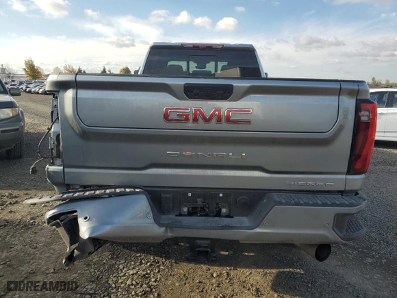 2024 GMC Sierra 3500HD Denali with VIN 1GT49WEY5RF325018, listed as a Copart auction lot 73055624 with 14,141 mi miles and Salvage Title. Bid and sale history available at carsss.com. Image 6.