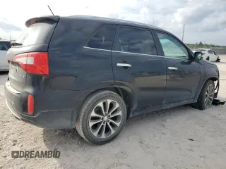 2015 Kia Sorento SX with VIN 5XYKW4A7XFG647597, listed as a Copart auction lot 48148365 with 186,022 mi miles and Salvage Title. Bid and sale history available at carsss.com. Image 3.