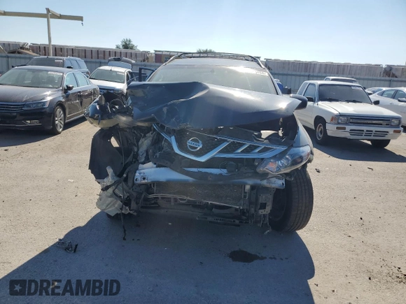 2013 Nissan Murano SV with VIN JN8AZ1MW9DW310041, listed as a Copart auction lot 65663454 with 204,971 mi miles and Salvage Title. Bid and sale history available at carsss.com. Image 5.