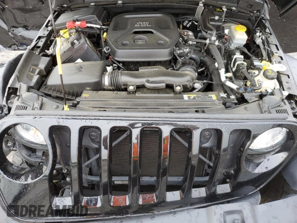 2021 Jeep Wrangler Unlimited Willys Sport with VIN 1C4HJXDN1MW679133, listed as a Copart auction lot 58345635 with 62,375 mi miles and Salvage title. Bid and sale history available at DreamBid. Image 12.