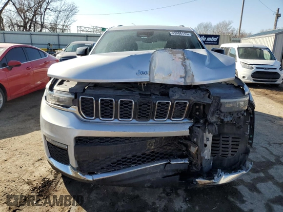 2021 Jeep Grand Cherokee Limited with VIN 1C4RJKBG5M8118501, listed as a Copart auction lot 42408115 with 117,939 mi miles and Salvage Title. Bid and sale history available at DreamBid. Image 5.